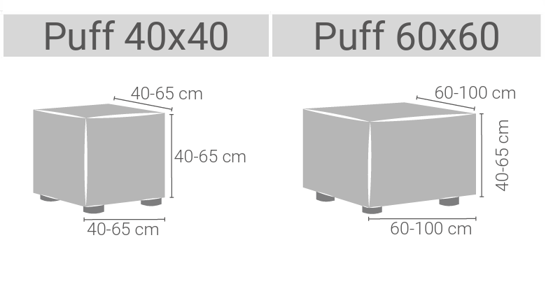 medidas funda puff eysa